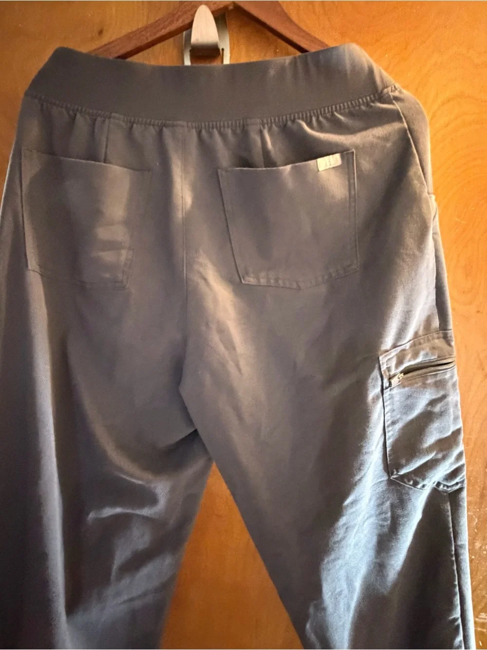 Figs Men's Charcoal Joggers with Red Drawstring
